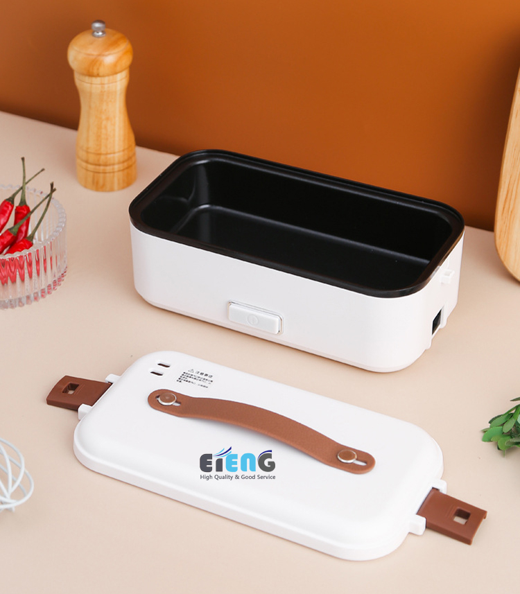 Unique Non-stick Pan Designed Lunchbox 300W Food Heater Car Home Portable Mini Electric Rice Cooker