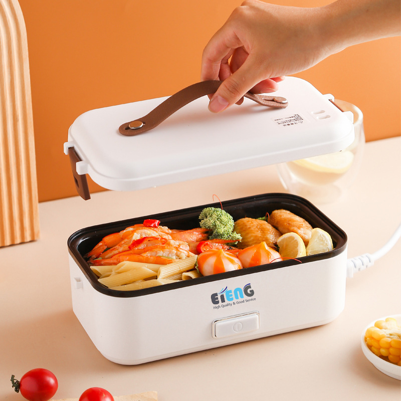 Unique Non-stick Pan Designed Lunchbox 300W Food Heater Car Home Portable Mini Electric Rice Cooker