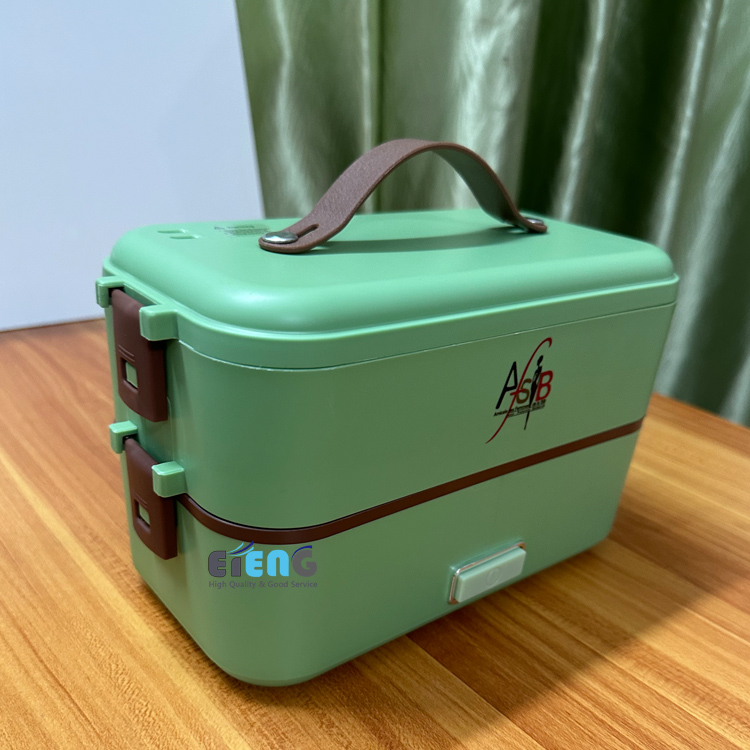 Custom Double Layers Food Heater Warmer Lunchbox 300W Portable Bento  Mini Electric Lunch Box