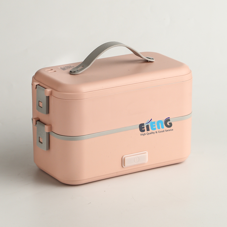 Custom Double Layers Food Heater Warmer Lunchbox 300W Portable Bento  Mini Electric Lunch Box