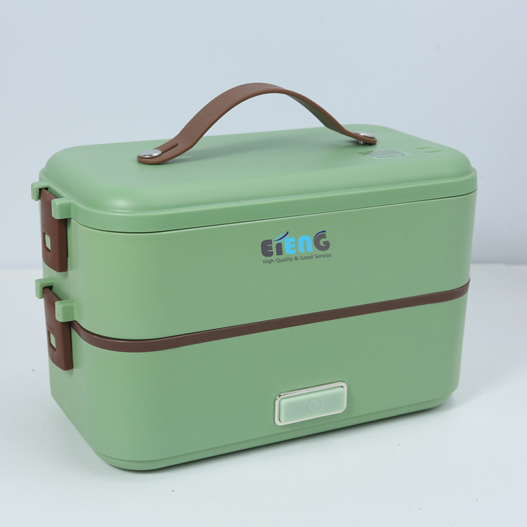 Custom Double Layers Food Heater Warmer Lunchbox 300W Portable Bento  Mini Electric Lunch Box