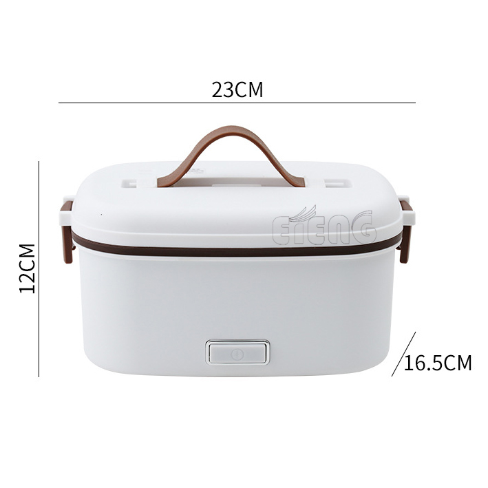 New Custom Branded Heated Lunchbox 1.5L Stainless Steel Food Warmer Electric Lunch Box for Car