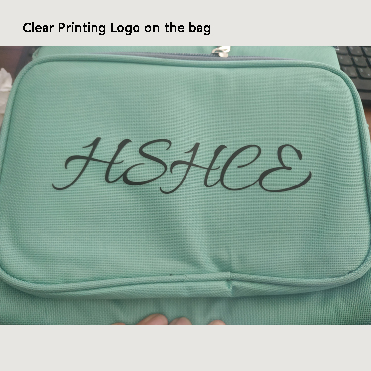 Custom Logo Insulation Cooler Bag Thick Soft Cloth Shoulder Portable Adults Insulated Lunch Bag