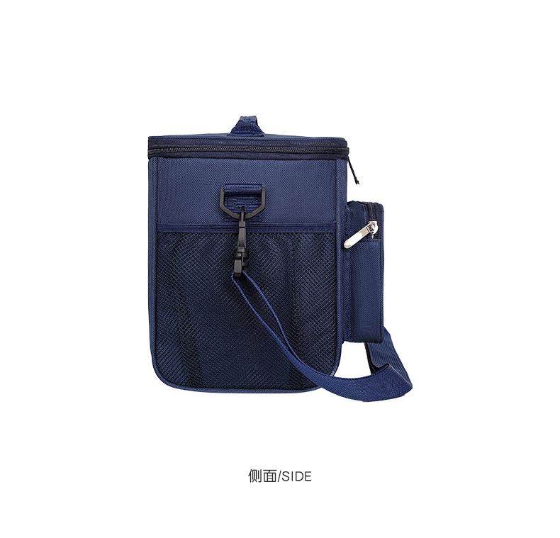 Custom Logo Insulation Cooler Bag Thick Soft Cloth Shoulder Portable Adults Insulated Lunch Bag