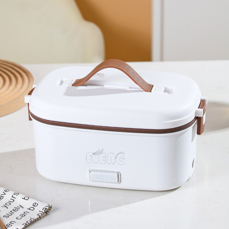 New Custom Branded Heated Lunchbox 1.5L Stainless Steel Food Warmer Electric Lunch Box for Car