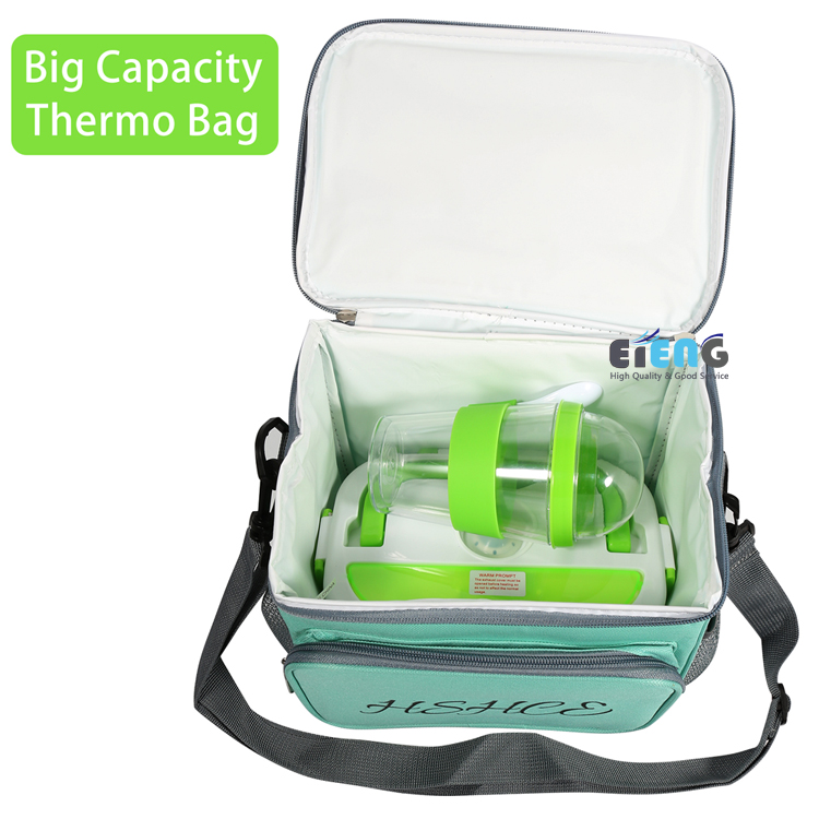 Custom Logo Insulation Cooler Bag Thick Soft Cloth Shoulder Portable Adults Insulated Lunch Bag