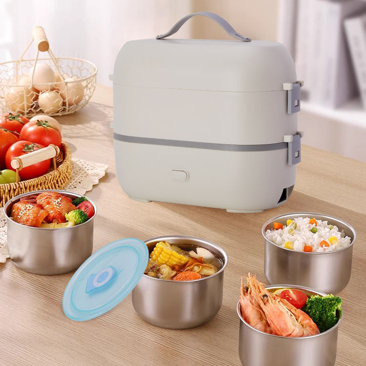 Electric Heated and Cooked Lunch box